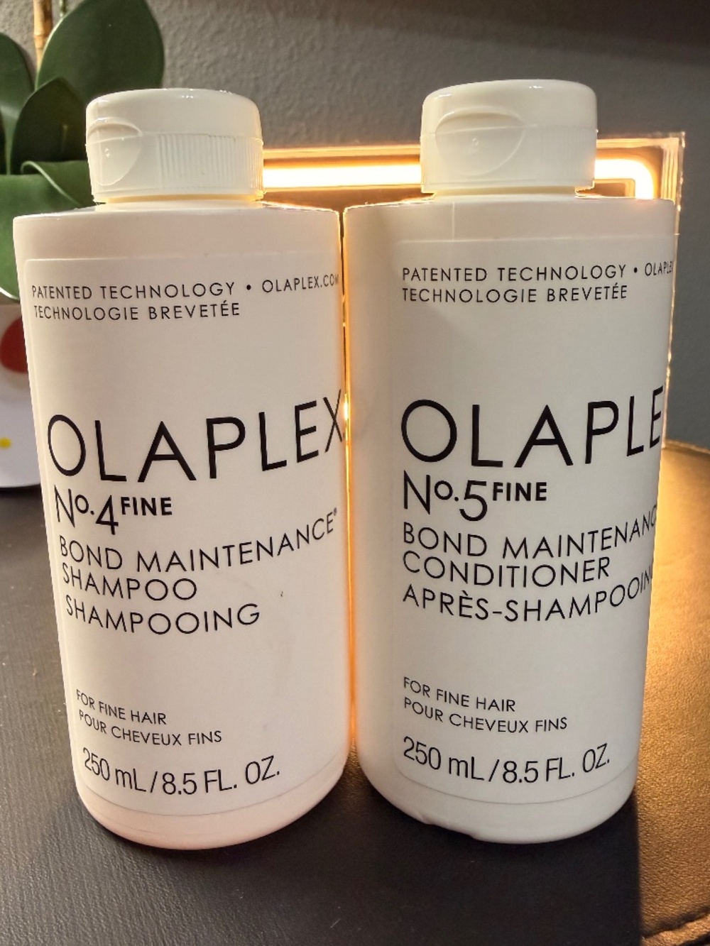 Olaplex No. 4 & No. 5 Fine Bond Maintenance Shampoo & Conditioner Set 8.5 oz